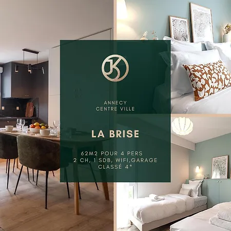 La Brise 4* I T3 Centre Ville I Garage Annecy Exterior photo